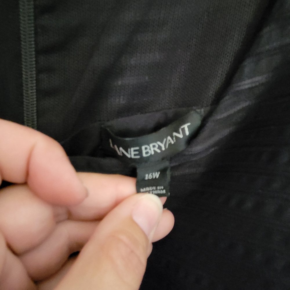 Lane Bryant Black Midi Dress - Picture 2 of 2